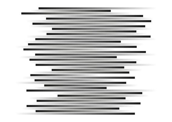 Dynamic horizontal black lines abstract background. Speed cover.