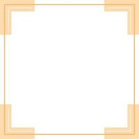 Light orange and white background color with stripe line shape. Suitable for social media post and web internet ads. Template layout. Frame, boarder for text, picture, advertisement. Empty space. vector