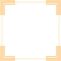 Light orange and white background color with stripe line shape. Suitable for social media post and web internet ads. Template layout. Frame, boarder for text, picture, advertisement. Empty space. vector