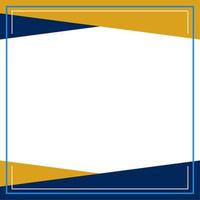 Blue, orange and white background color with stripe line shape. Suitable for social media post and web internet ads. Template layout. Frame, boarder for text, picture, advertisement. Empty space. vector