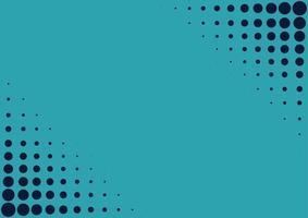 Blue gradient halftone background with dots vector