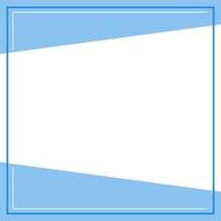 Blue and white background color with stripe line shape. Suitable for social media post and web internet ads. Template layout. Frame, boarder for text, picture, advertisement. Empty space. vector