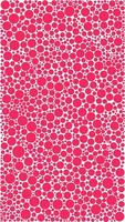 Pink doted vertical background pattern. Different sizes dots. vector