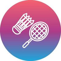 Badminton Vector Icon