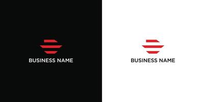 Abstract letter E logo design. Creative,Premium Minimal emblem design template. Graphic Alphabet Symbol for Corporate Business Identity. vector