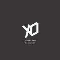 XO Text Logo vector