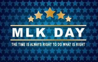 MLK Day Background Design vector