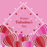 valentines day celebration vector full of love