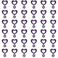 seamless pattern with hearts background with circles photo