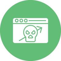 Trendjacking Glyph Circle Background Icon vector