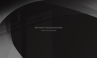 Abstract background Geometric liquid gradients of black color and gradient of dark ash and light ash with golden light on the back, for posters, banners, etc., EPS vector design copy space area 10