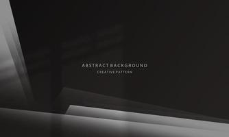 Abstract background Geometric liquid gradients of black color and gradient of dark ash and light ash with golden light on the back, for posters, banners, etc., EPS vector design copy space area 10