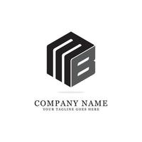 MB initial logo designs, MB creative logo inspiration vector