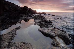 vista panorámica al mar foto