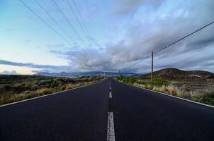 vista panorámica de la carretera foto