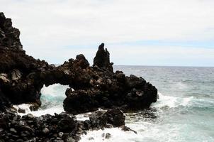 vista escénica de la costa foto