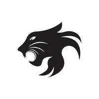 Panther head logo icon vector design