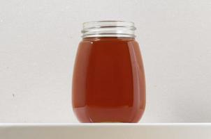 Honey jar view photo
