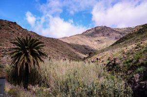 Scenic mountains view photo