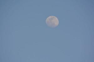 Moon view close-up photo