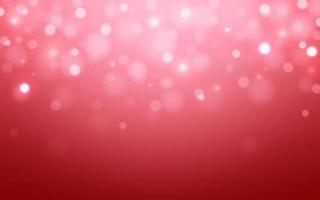 Red valentine bokeh soft light abstract background, Vector eps 10 illustration bokeh particles, Background decoration