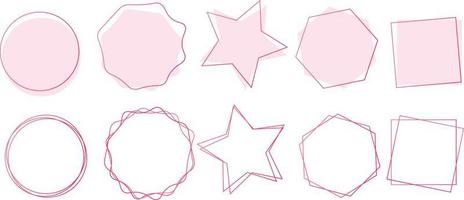 Abstract blotch shape vector