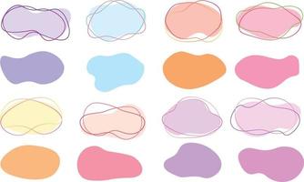 Abstract blotch shape vector