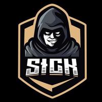 Hacker Anonymous mascot logo esport template design