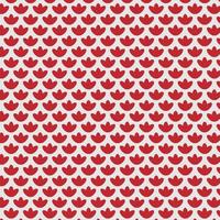 Seamless pattern with red tulips on a white background. vector