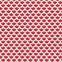 Seamless pattern with red tulips on a white background. vector