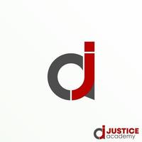 Simple Letter JA ot AJ sans serif font with connected image graphic icon logo design concept vector stock. Can be used as a symbol related to initial.