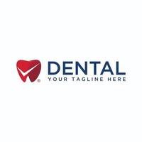 dental o dientes o dientes y lista de verificación imagen icono gráfico diseño de logotipo concepto abstracto vector stock. se puede usar como una perilla relacionada con el cuidado o la salud bucal