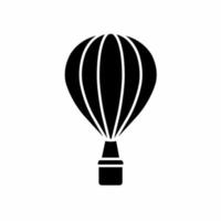 Hot air balloon icon illustration template. Stock vector. vector