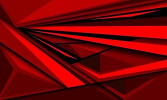 Abstract red tone geometric triangle imagine design modern futuristic creative background vector