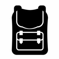 plantilla de ilustración de icono de mochila escolar. vector de acciones