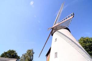 Rural windmill view photo