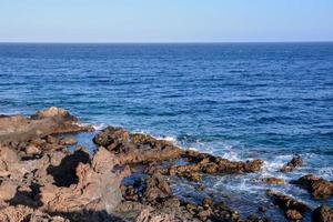 vista panorámica al mar foto