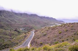 Scenic road view photo