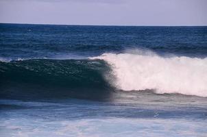 Sea water close-up view photo