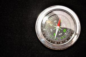 Isolated analog compass photo