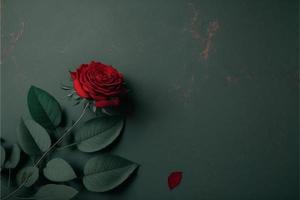 red roses background design for text, message, quotes , valentine day. photo