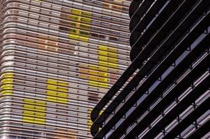Building windows close-up photo