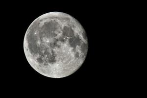 Moon view close-up photo