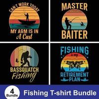 Vector divertido del diseño de la camiseta del amante de la pesca. uso para camisetas, tazas, pegatinas, tarjetas, etc.