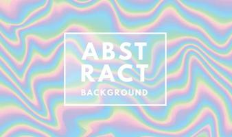 Holographic pastel gradient abstract background vector