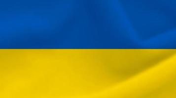 Ukrainian national flag vector