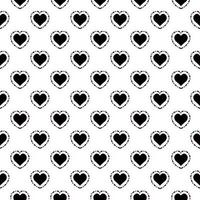 A seamless vector pattern of a heart. a textural vibe that is both contemporary and chic