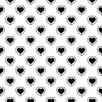 A seamless vector pattern of a heart. a textural vibe that is both contemporary and chic