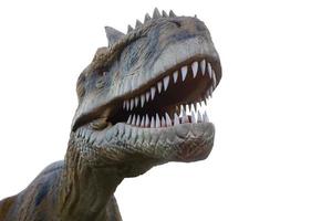 Tyrannosaurus - prehistoric era dinosaur showing his toothy mouth photo