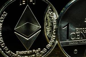 Ethereum blockchain cryptocurrency photo